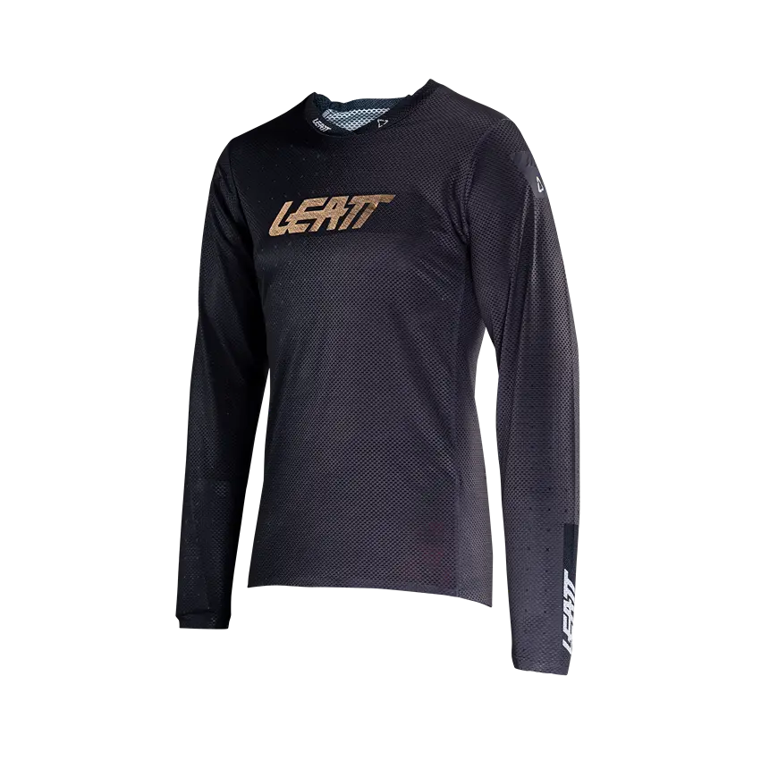 Leatt Gravity 4.0 Long Sleeve MTB Jersey - Black - 2024 - Image 2