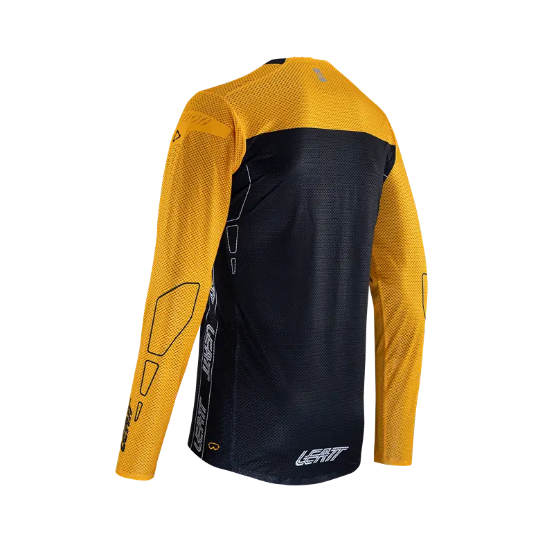 Leatt Gravity 4.0 Long Sleeve MTB Jersey - Gold - 2024 - Image 3