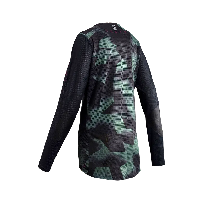 Leatt Gravity 4.0 Long Sleeve MTB Jersey - Womens - Spinach - 2024 - Image 5