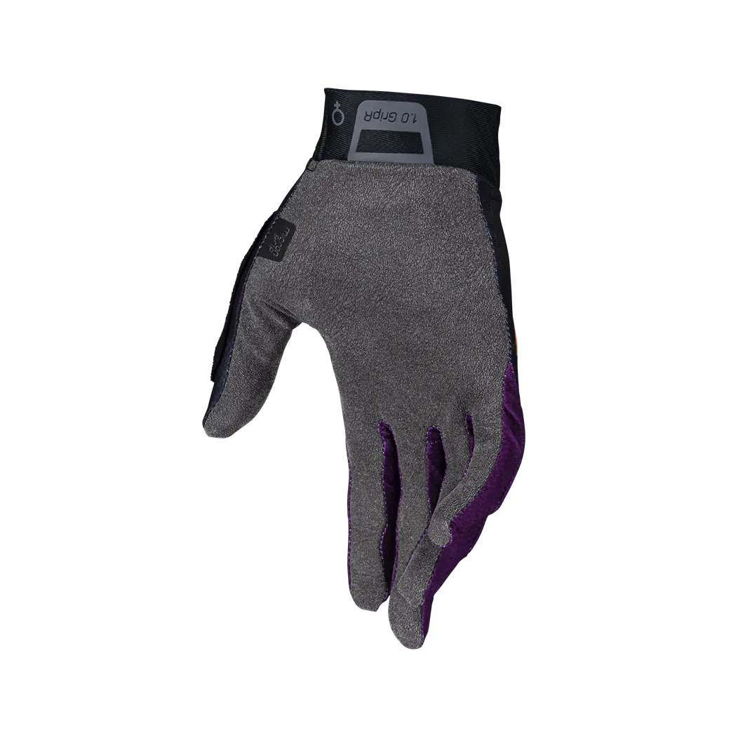 Leatt GripR 1.0 MTB Glove - Womens - Purple - 2024 - Image 2