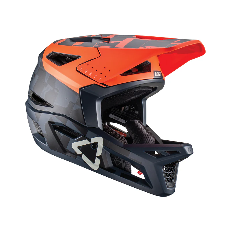 Leatt MTB 4.0 Full Face Helmet - Coral - Prior Season - Image 2