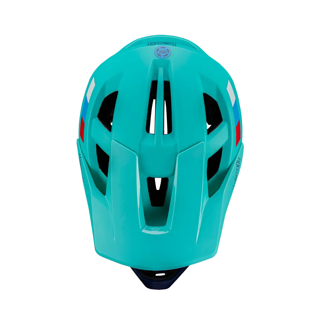 Leatt MTB Enduro 2.0 Full Face Helmet - Junior - Aqua - 2024 - Image 5