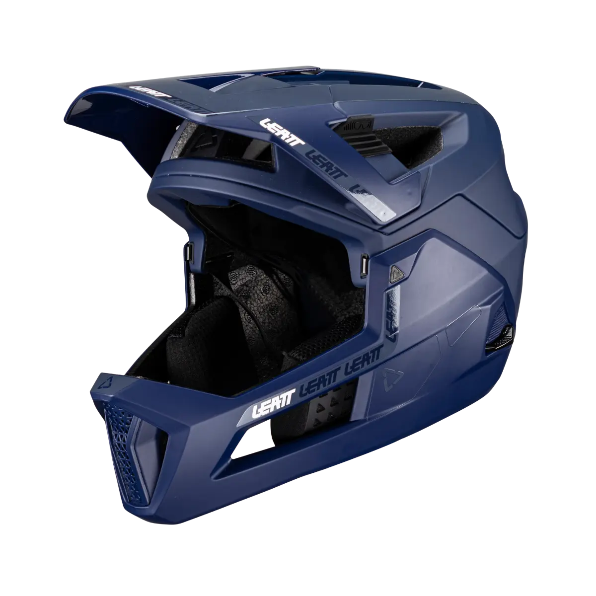 Leatt MTB Enduro 4.0 Full Face Helmet - Blue - 2024 - Image 2