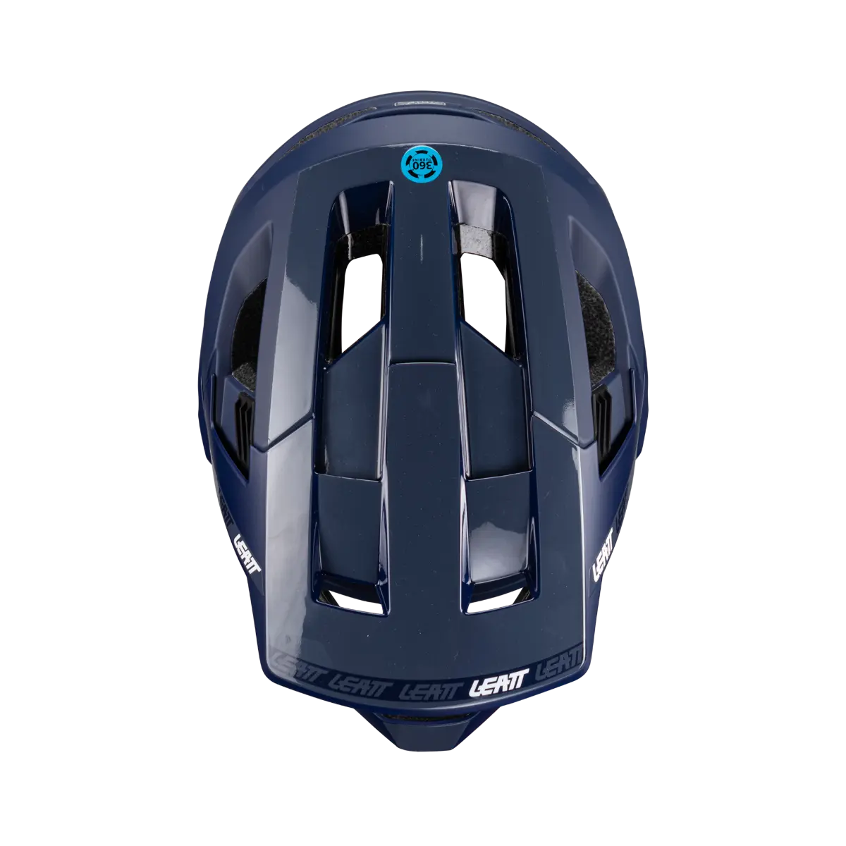 Leatt MTB Enduro 4.0 Full Face Helmet - Blue - 2024 - Image 7