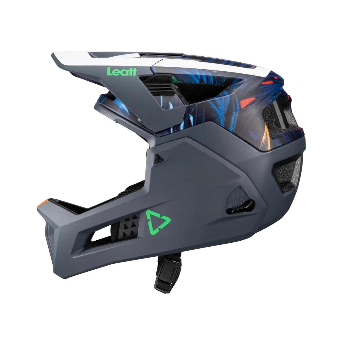Leatt MTB Enduro 4.0 Full Face Helmet - Jungle - 2024 - Image 3
