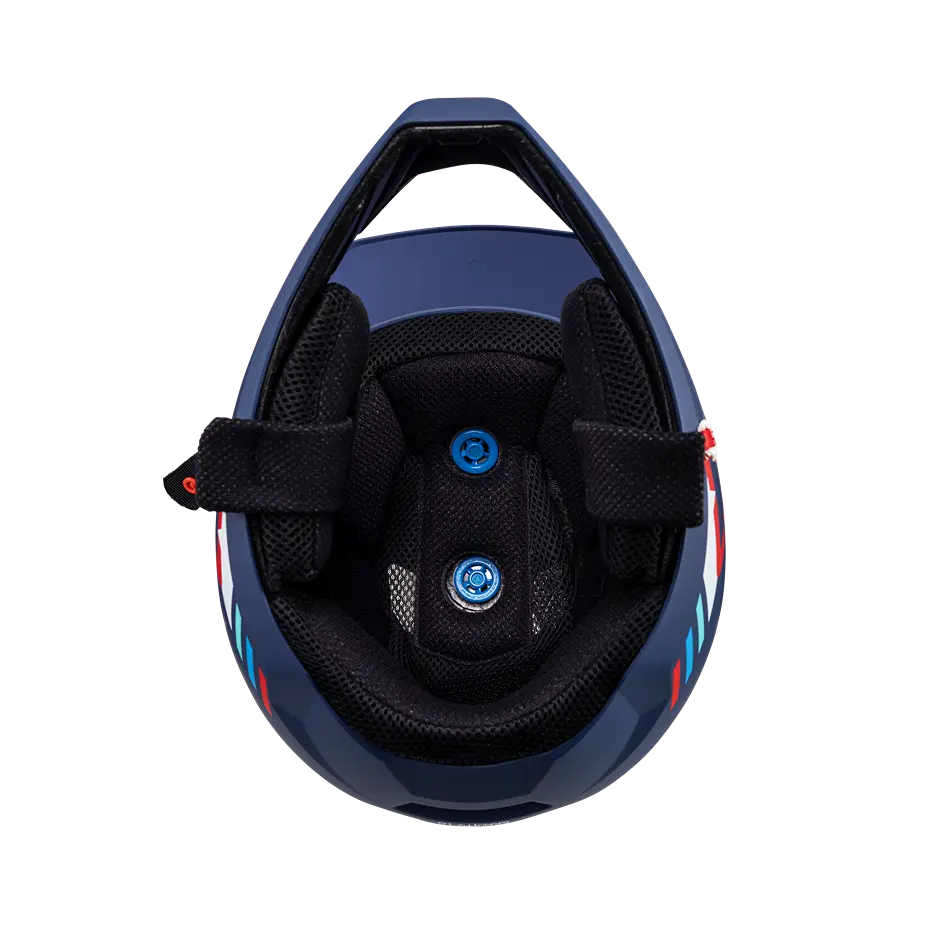 Leatt MTB Gravity 1.0 Full Face Helmet - Blue - 2024 - Image 7