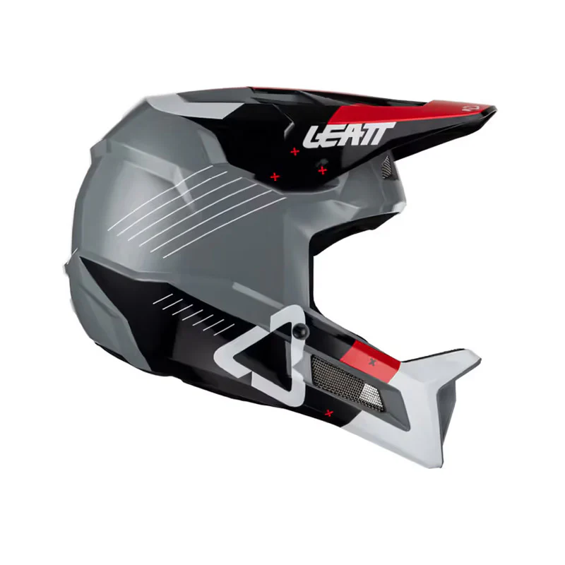 Leatt MTB Gravity 2.0 Full Face Helmet - Titanium - 2023 - Image 3