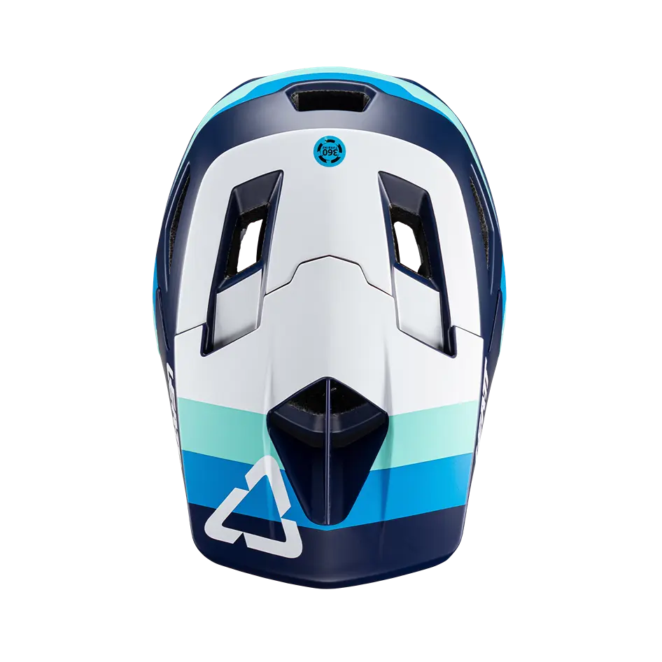 Leatt MTB Gravity 4.0 Full Face Helmet - Blue - 2024 - Image 4
