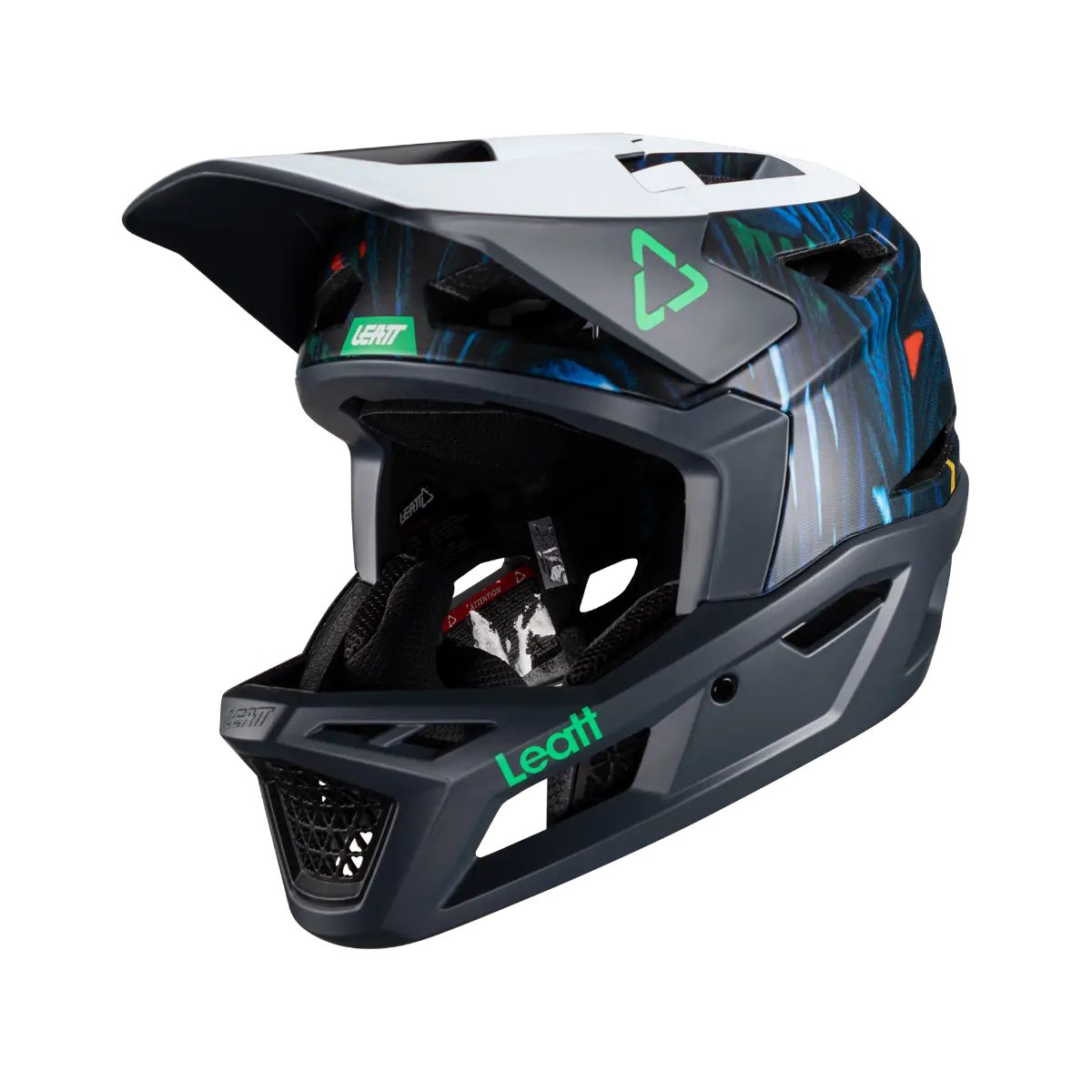 Leatt MTB Gravity 4.0 Full Face Helmet - Jungle - 2024 - Image 2