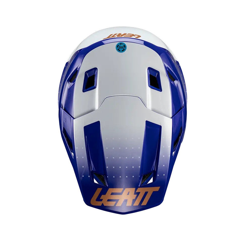Leatt MTB Gravity 8.0 Full Face Helmet - UltraBlue - 2024 - Image 4