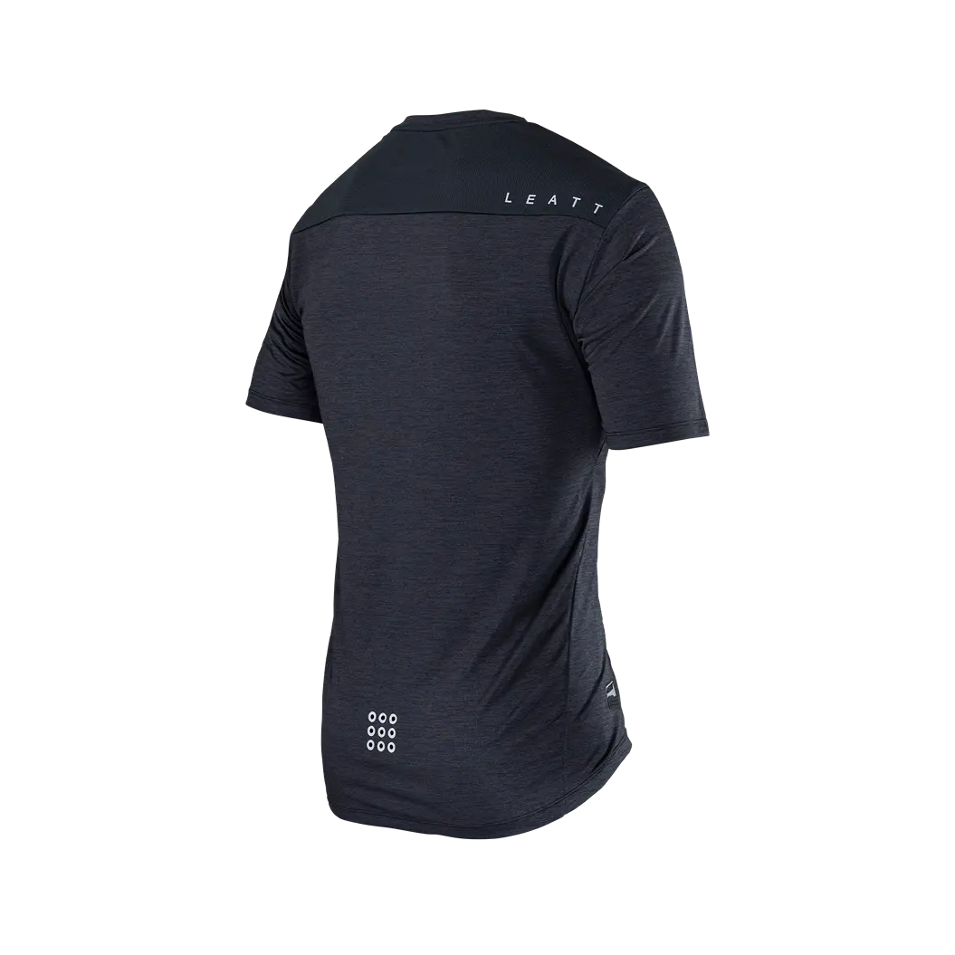 Leatt Trail 1.0 Short Sleeve MTB Jersey - Black - 2024 - Image 3