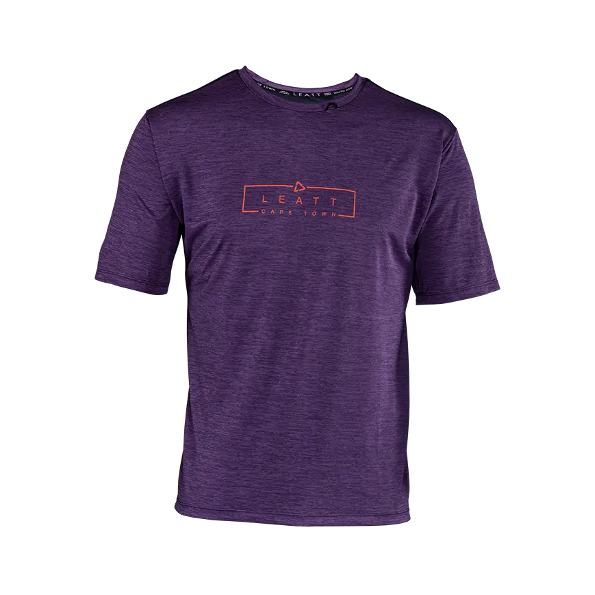 Leatt Trail 1.0 Short Sleeve MTB Jersey - Velvet - 2024 - Image 3
