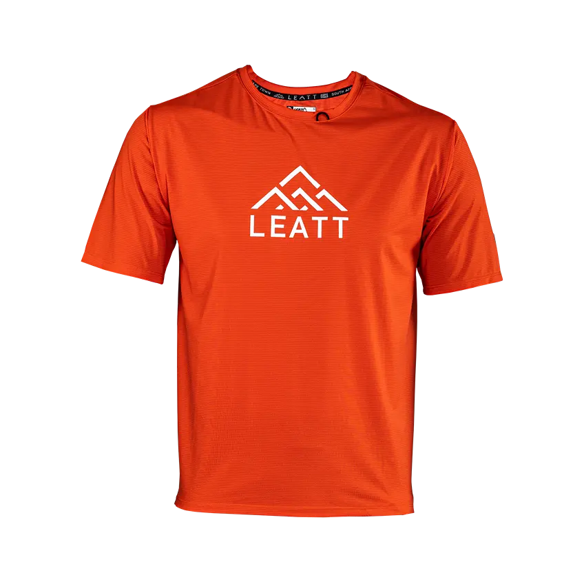 Leatt Trail 1.0 X-Flow Short Sleeve MTB Jersey - Glow - 2024 - Image 5