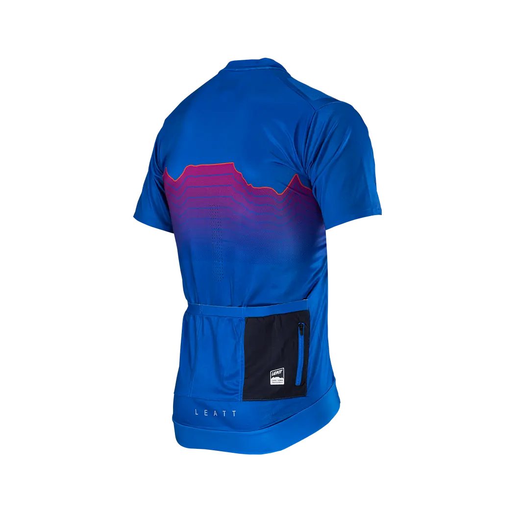 Leatt Trail 3.0 Short Sleeve MTB Jersey - Blue - 2024 - Image 4