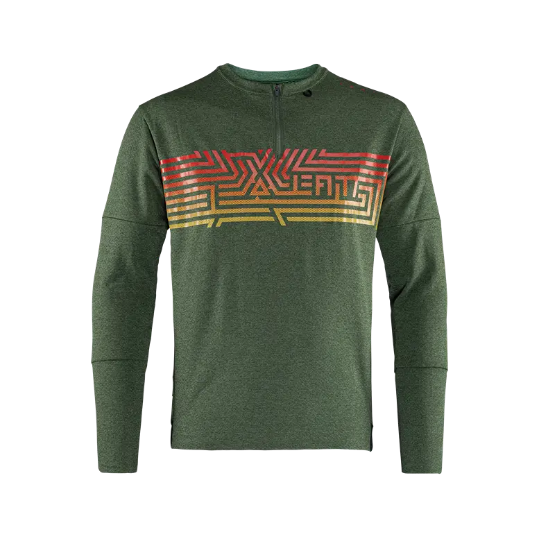 Leatt Trail 4.0 Long Sleeve MTB Jersey - Spinach - 2024 - Image 5