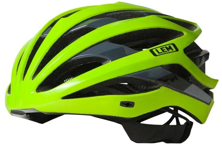 LEM Gavia Road Bike Helmet - Flo Green - Image 2