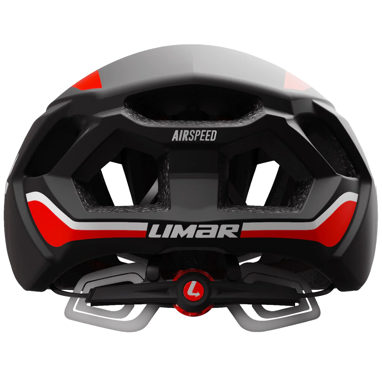 Limar Air Speed Road Helmet - Black-Red - Image 2