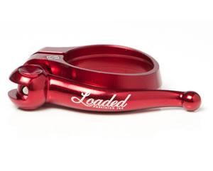 Loaded X-Lite QR Seat Clamp - Ti Bolt - Red