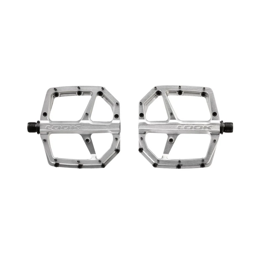 Look Trail Roc Plus Flat Pedals - Silver - Image 2