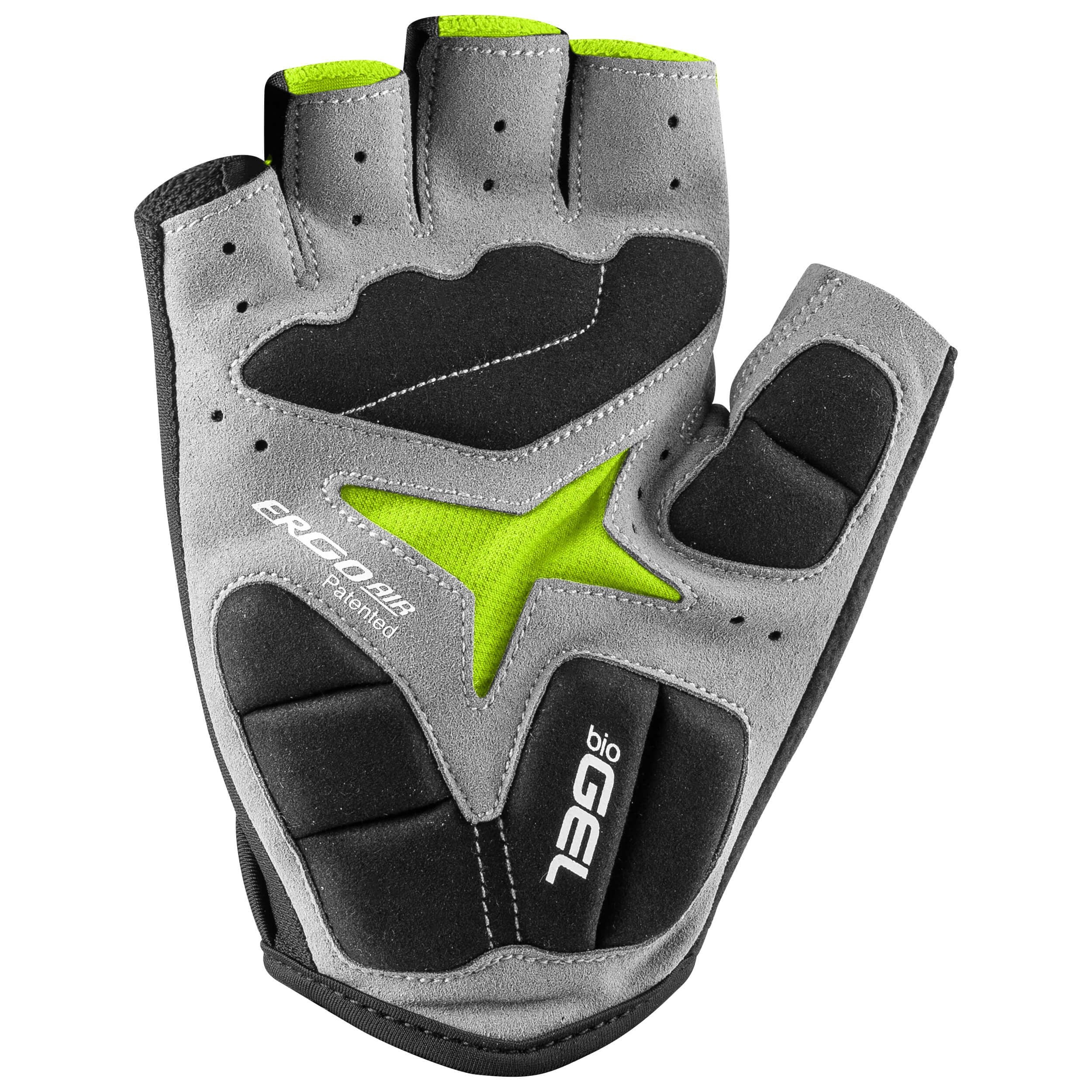 Louis Garneau Biogel RX Road Glove - Bright Yellow - Image 2
