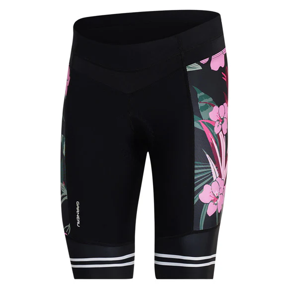 Louis Garneau Neo Power Art Motion Cycling Short - Womens - Black Flower - 2022