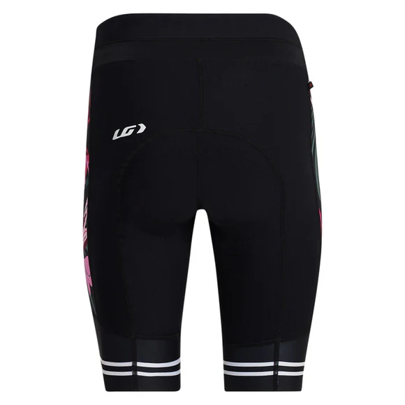 Louis Garneau Neo Power Art Motion Cycling Short - Womens - Black Flower - 2022 - Image 2