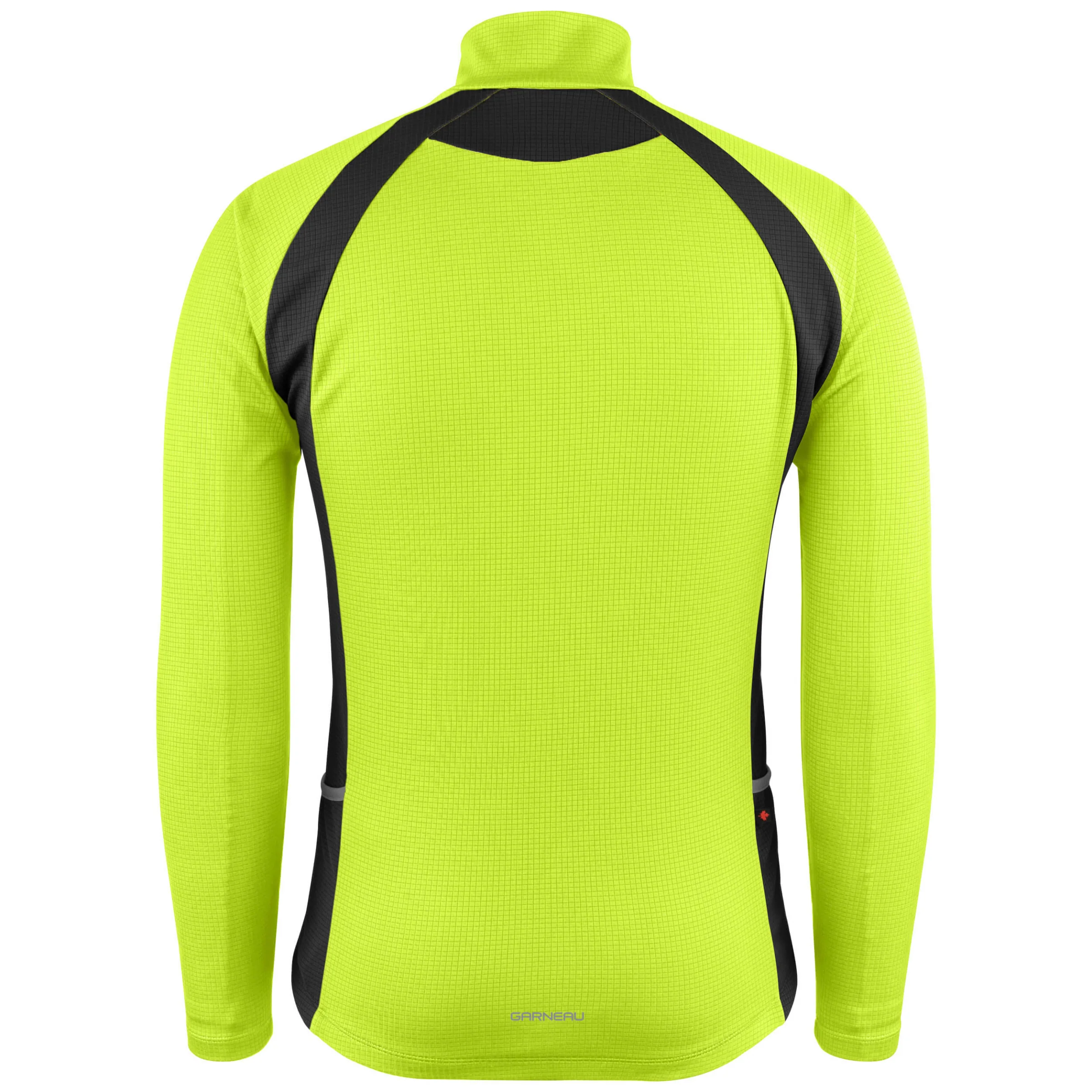 Louis Garneau Peloton Short Sleeve Road Jersey - Yellow-Black - Image 3