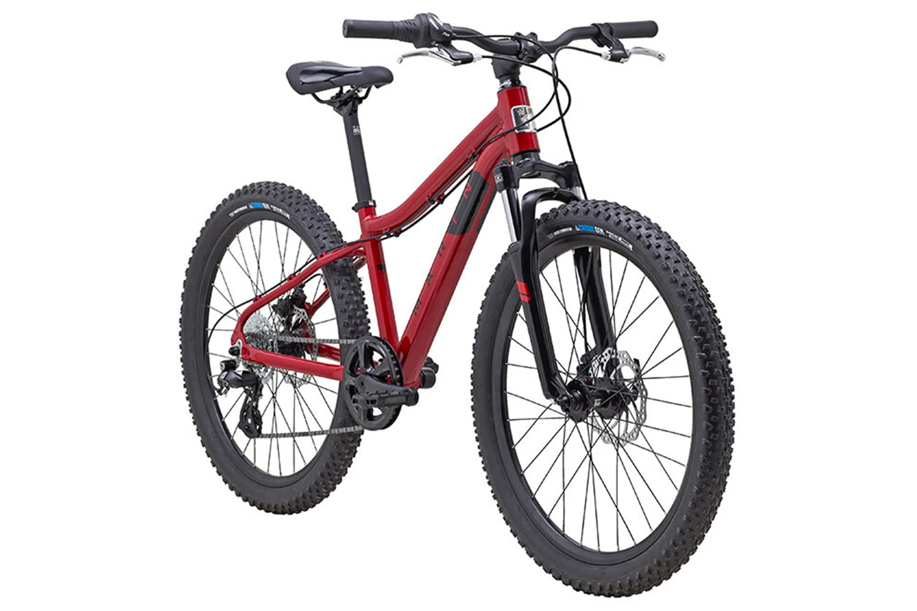 Marin Bayview Trail 24 Kids Bike - Red-Black - 2022 - Image 2