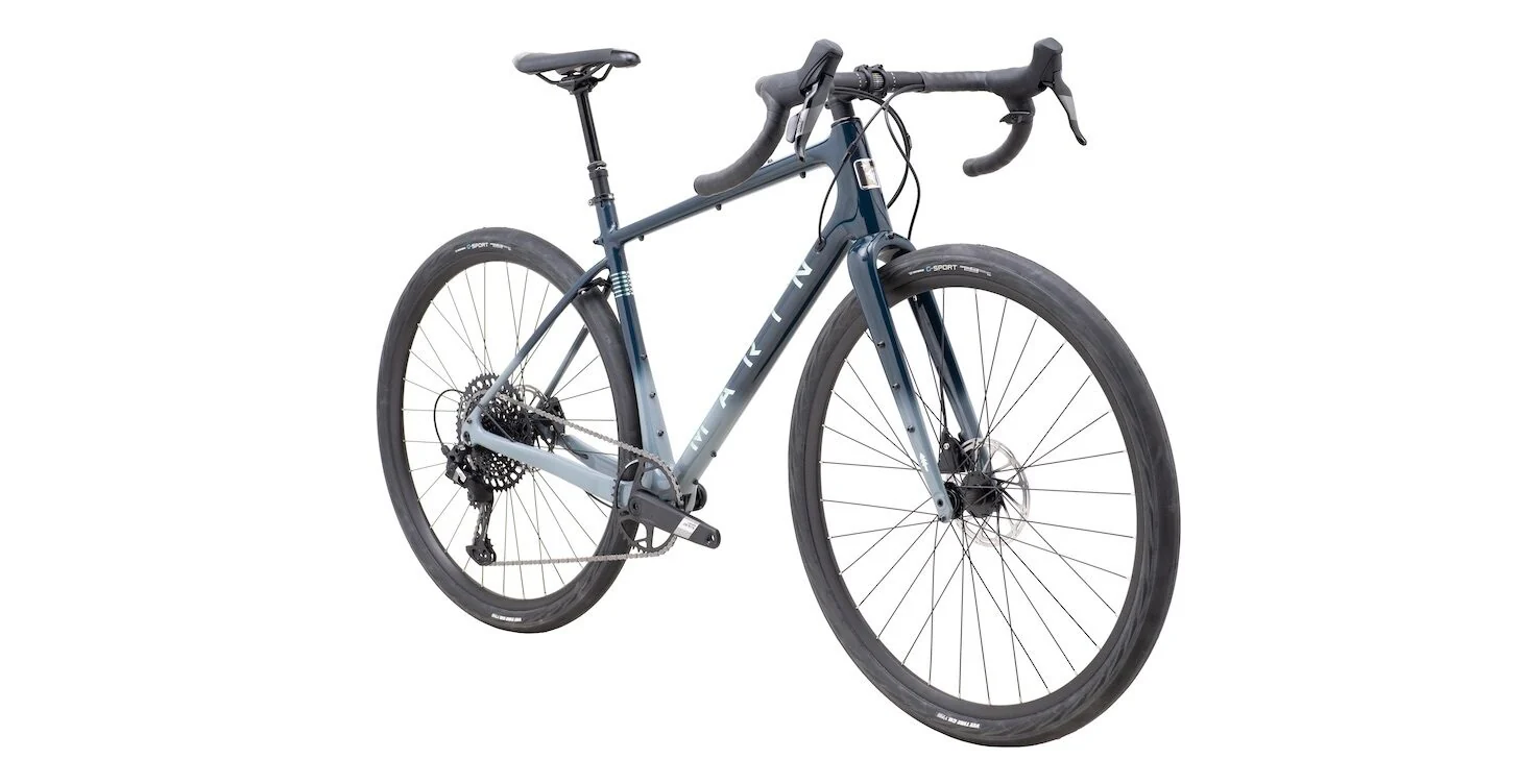 Marin Headlands 2 700c Adventure Road Bike - Dark Blue-Gray-Light Blue - Image 2