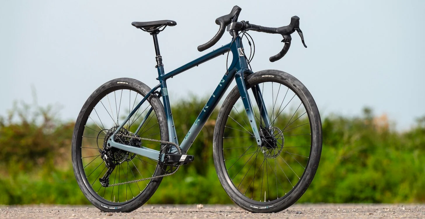 Marin Headlands 2 700c Adventure Road Bike - Dark Blue-Gray-Light Blue - Image 3