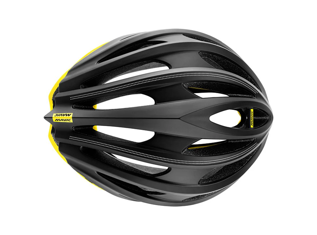 Mavic Cosmic Pro Vision Road Helmet - Black-Yellow - Image 3