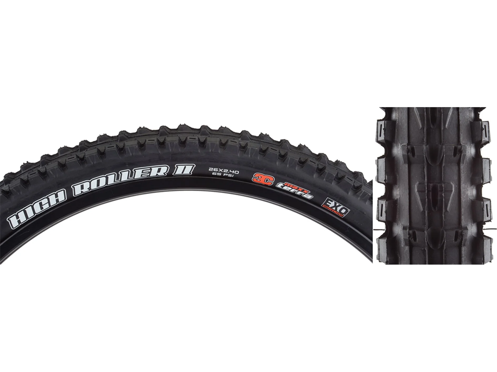Maxxis High Roller II 26" Folding MTB Tire - EXO - Image 3