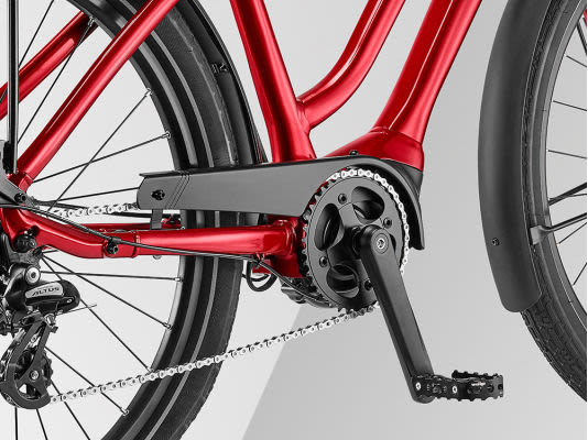 Momentum Lafree E+ 26 E-Bike - Metallic Red - 2022 - Image 2