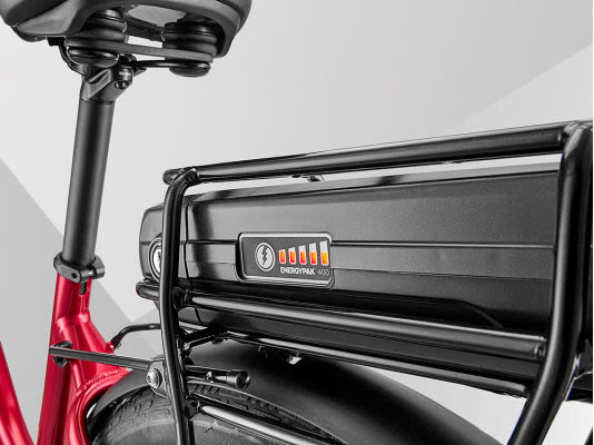 Momentum Lafree E+ 26 E-Bike - Metallic Red - 2022 - Image 4