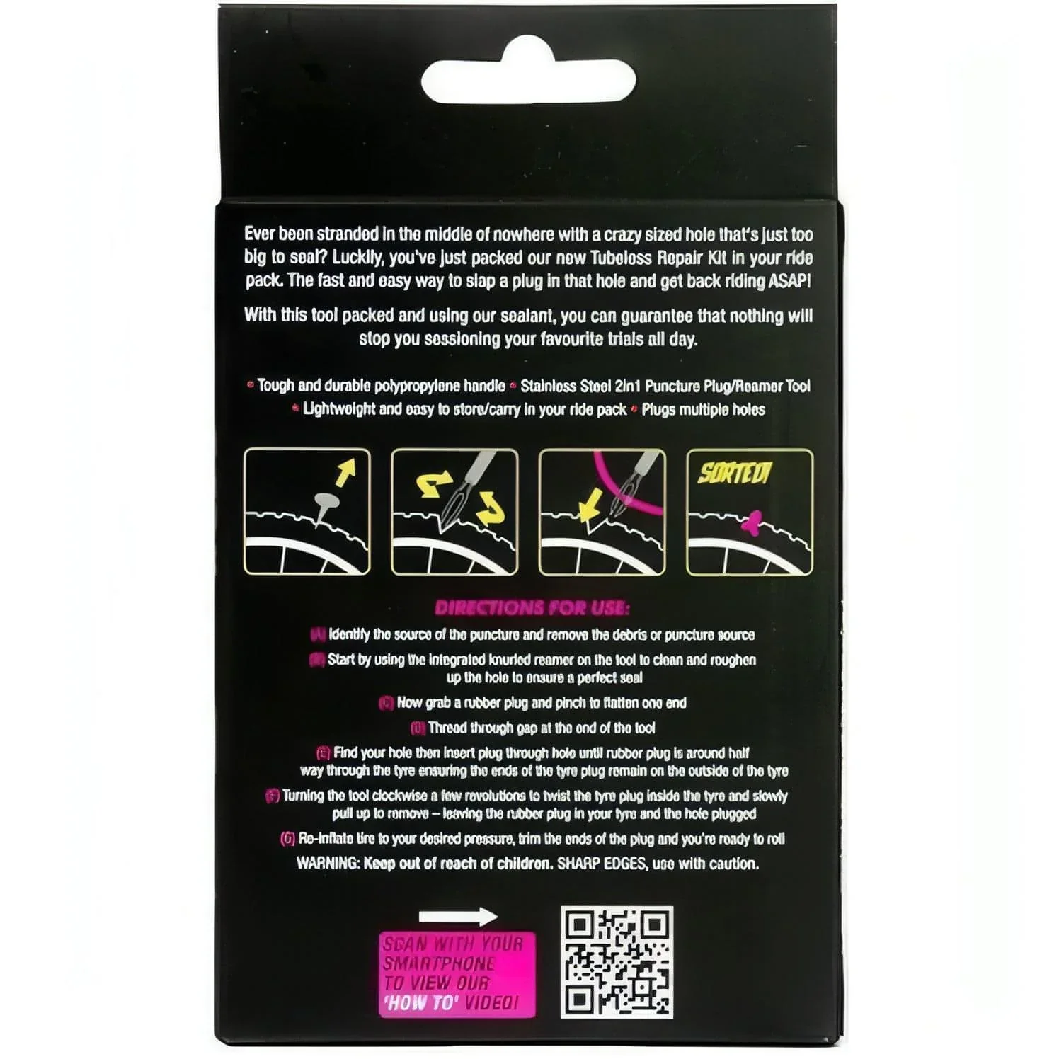 Muc-Off Puncture Plug Tubeless Repair Kit - Image 2