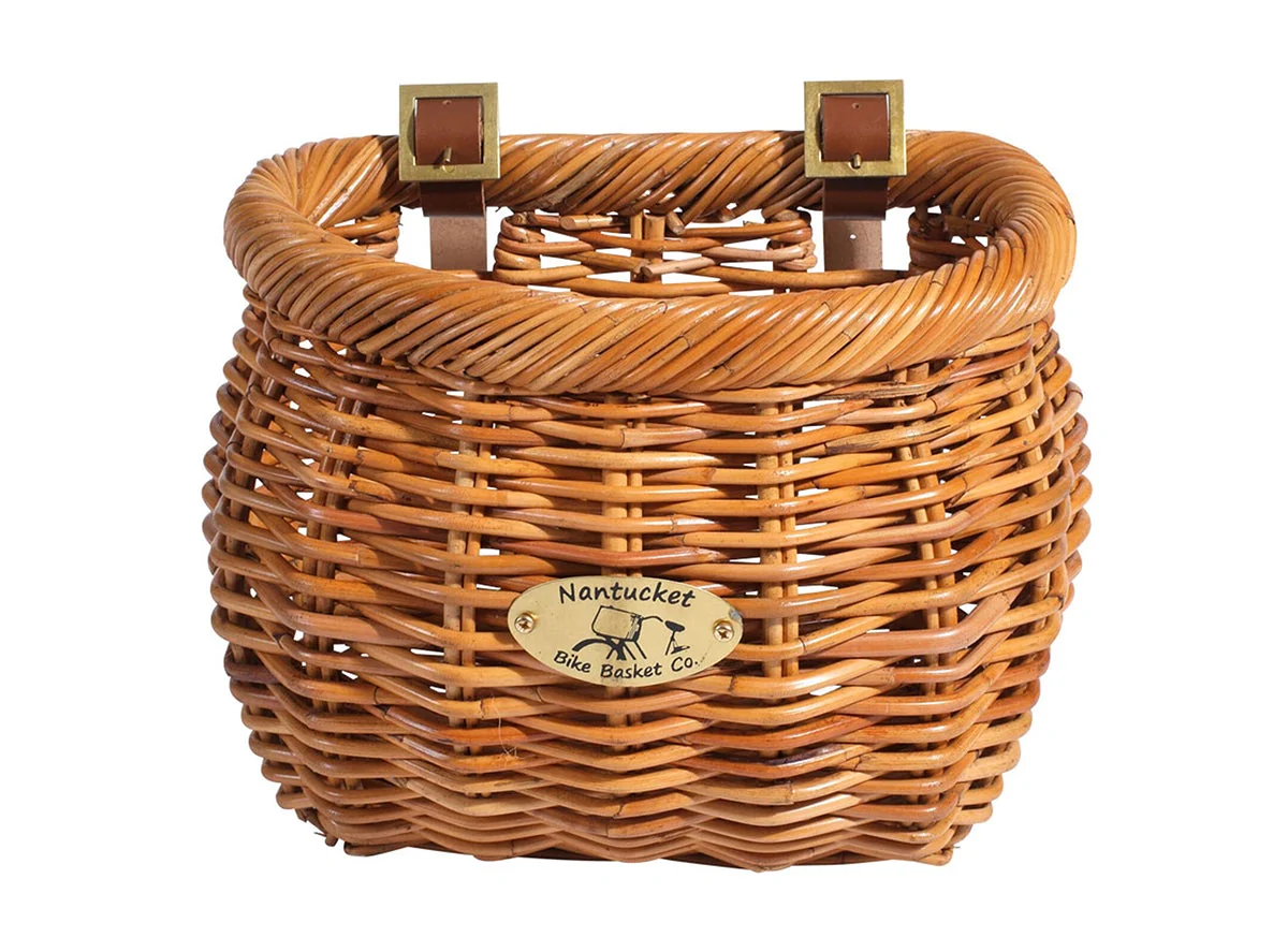 Nantucket Cisco Classic Front Basket - Honey