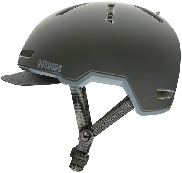 Nutcase Tracer Midnight Matt Street Helmet - Black - Image 2