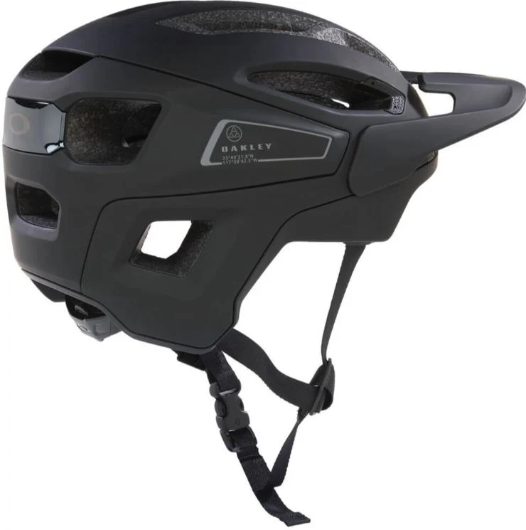 Oakley DRT3 MTB Helmet - Matt Black-Brushed Metal - 2022 - Image 4