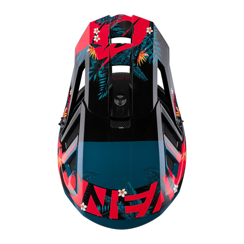 O'Neal Blade Polyacrylite Full Face Helmet - Rio - Red - Image 4