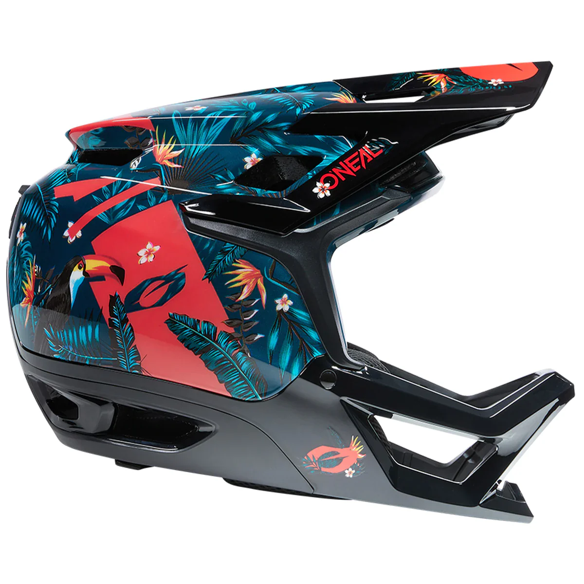 O'Neal Transition Full Face Helmet - Rio - Red - Image 2
