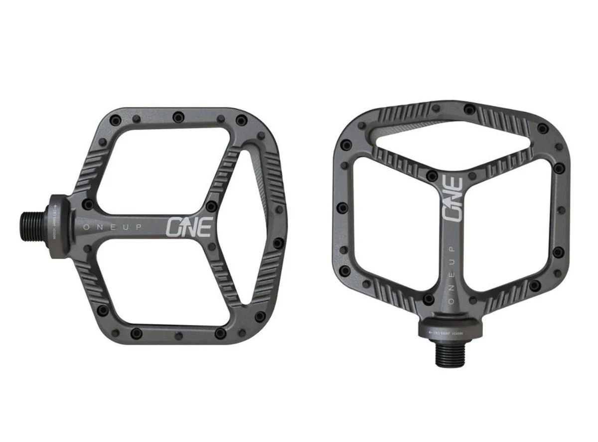 OneUp Aluminum Platform Pedals - Gray