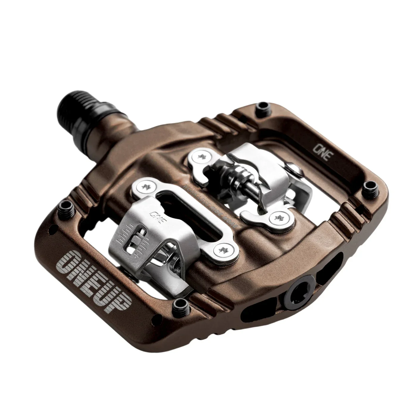 OneUp Clip MTB SPD Pedals - Bronze - Image 3