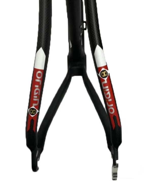 Origin 8 Lactic Acid 700c Carbon Road Frame - White-Red-Carbon - Blem - Image 7