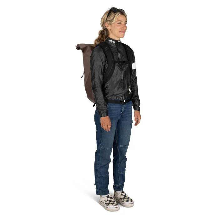 Osprey Metron WP 25 Waterproof Roll Top Bag - Magma Brown - Image 7