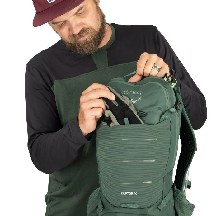 Osprey Raptor 10 Hydration Backpack - Black - Image 11