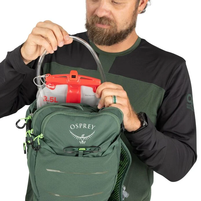 Osprey Raptor 10 Hydration Backpack - Tundra Green - Image 8