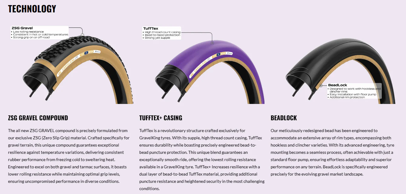 Panaracer Gravelking SK+ 700c Folding Gravel Tire - Black - Image 4