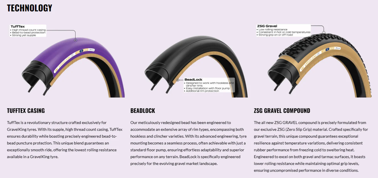 Panaracer Gravelking X1 700c Folding Gravel Tire - Black - Image 4