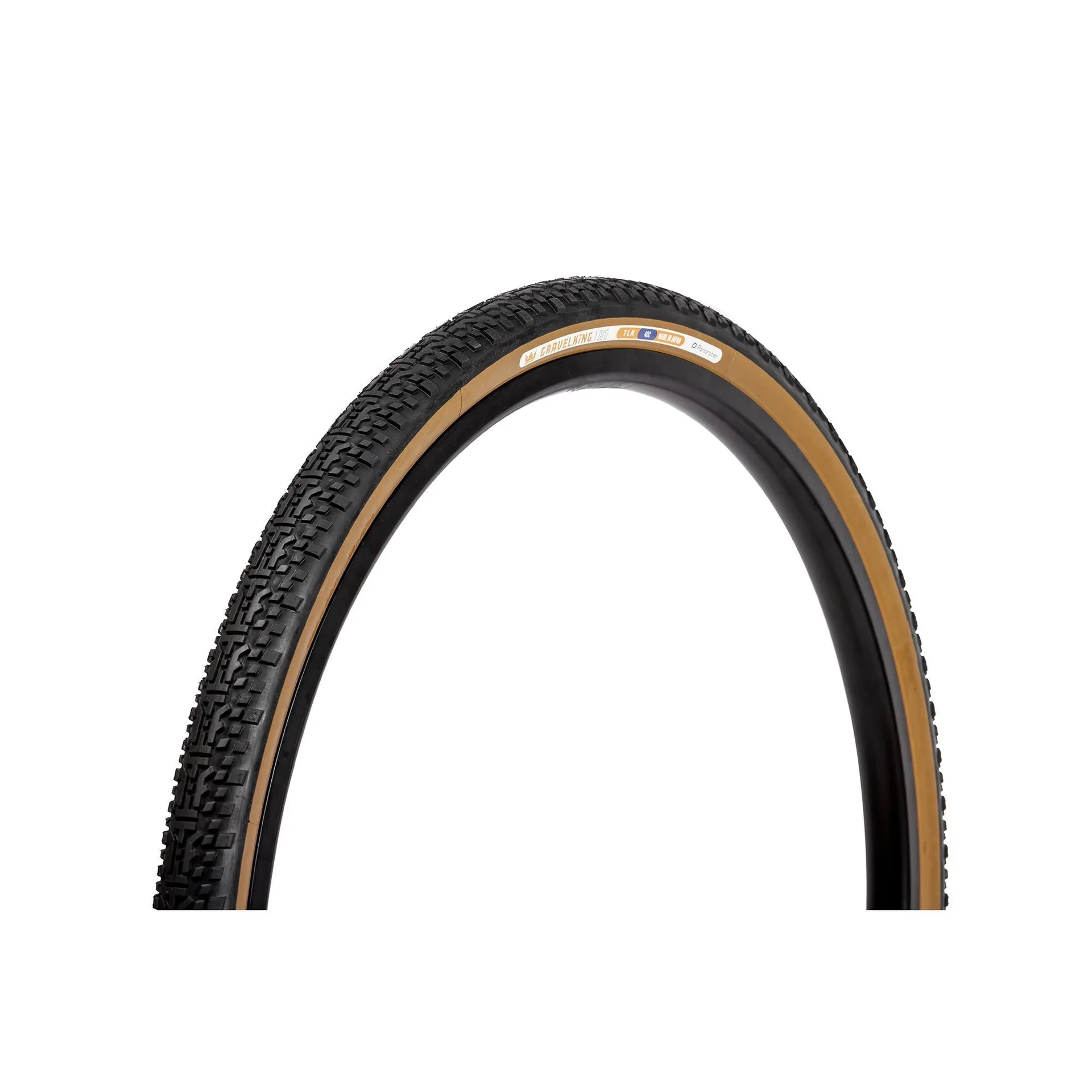 Panaracer Gravelking X1 700c Folding Gravel Tire - Black-Brown - Image 4