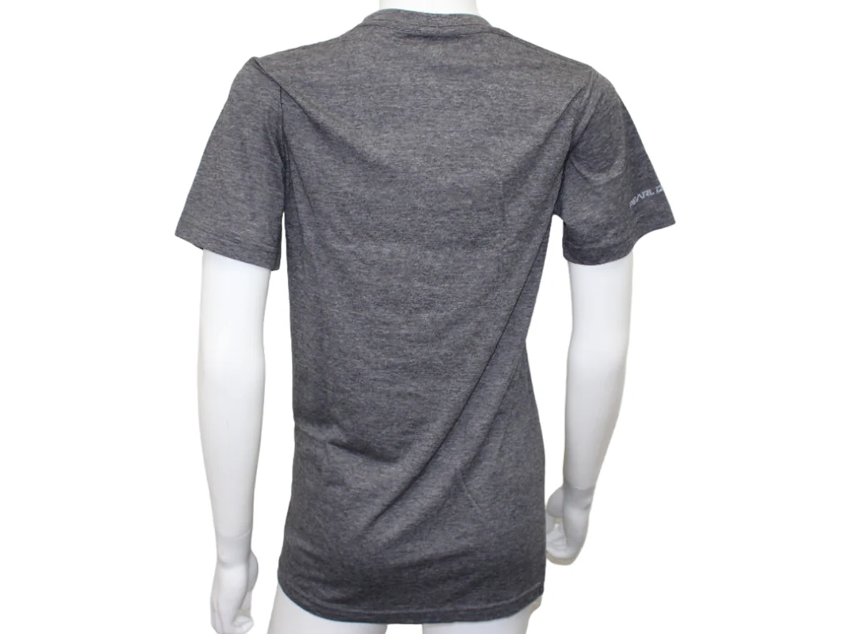 Pearl Izumi Blank Tech Tee Shirt - Charcoal Heather - Image 2
